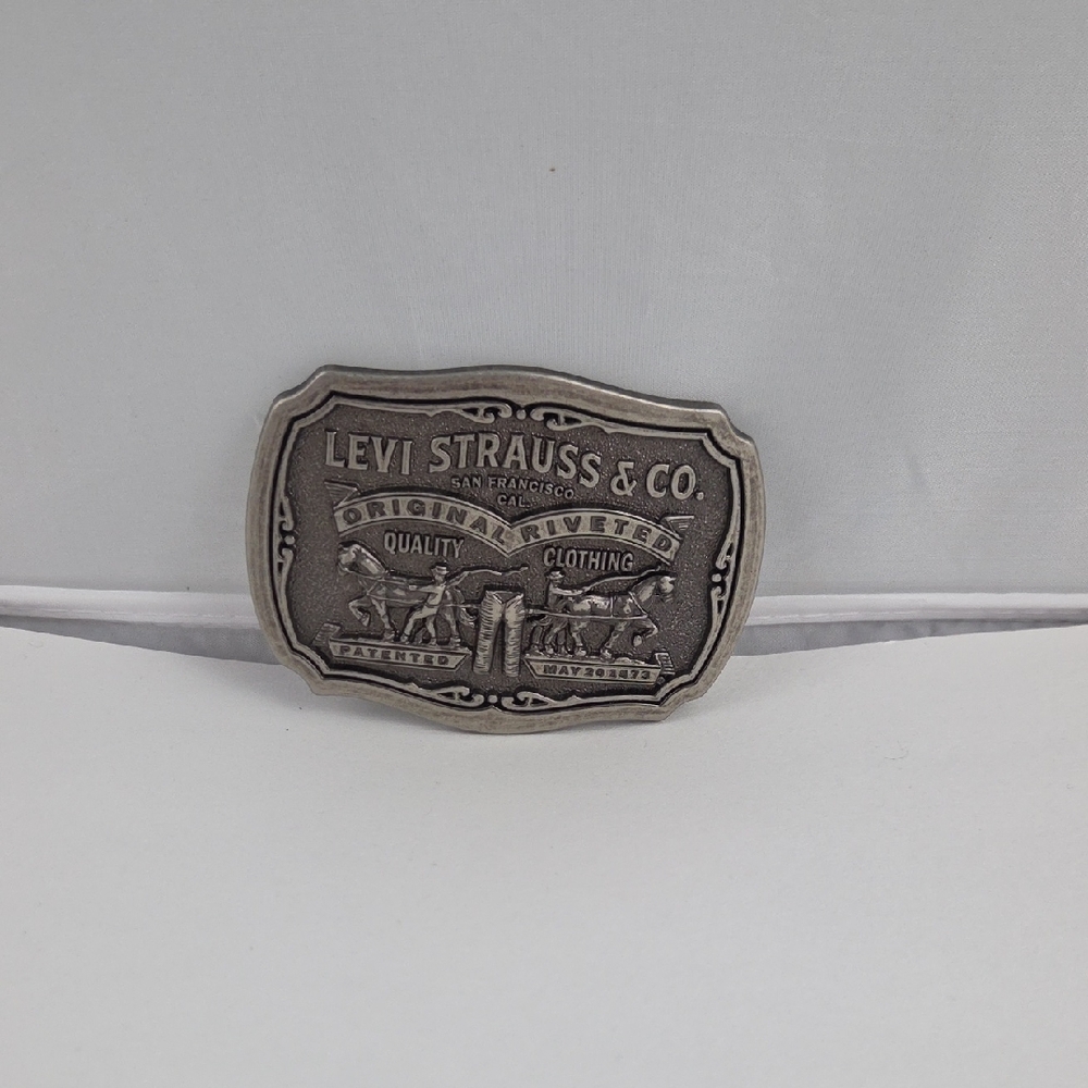 Levi Strauss & Co. Silver Belt Buckle